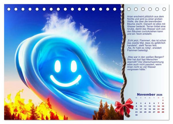Produktbild: Missgeschick und Gl&uuml;ck (Tischkalender 2026 DIN A5 quer), CALVENDO Monatskalender