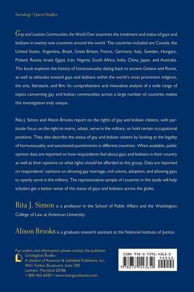 Produktbild: Gay and Lesbian Communities the World Over