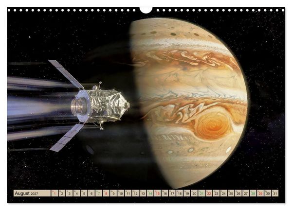 Produktbild: Jupiter, Motive inspiriert vom gr&ouml;&szlig;ten Planeten unseres Sonnensystems (Wandkalender 2027 DIN A3 quer), CALVENDO Monatskalender