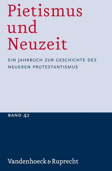 Produktbild: Pietismus und Neuzeit Band 42 - 2016