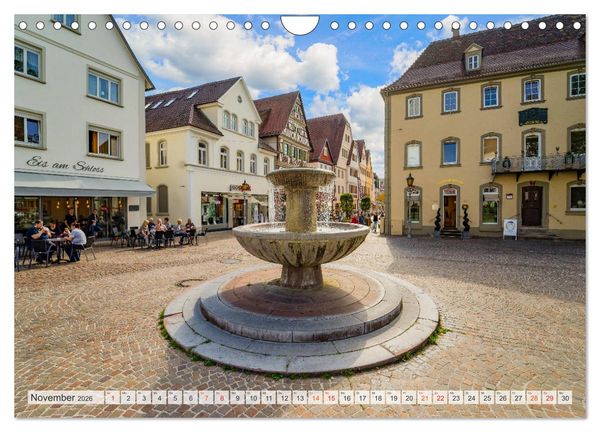 Produktbild: Bad Mergentheim Impressionen (Wandkalender 2026 DIN A4 quer), CALVENDO Monatskalender