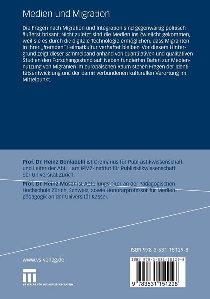 Produktbild: Medien und Migration