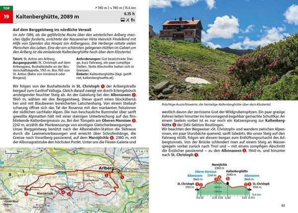 Produktbild: ROTHER Wanderf&uuml;hrer Arlberg und Paznauntal. 50 Touren vom Oberen Lechtal &uuml;ber das Stanzer Tal bis zur Tiroler Silvretta