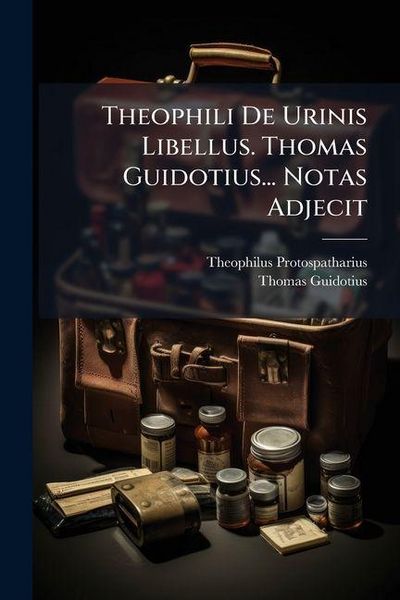 Produktbild: Theophili De Urinis Libellus. Thomas Guidotius... Notas Adjecit