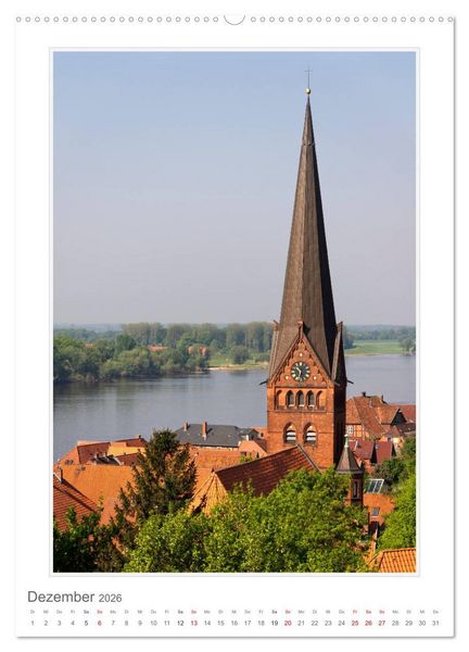 Produktbild: Lauenburg 2026 (Wandkalender 2026 DIN A2 hoch), CALVENDO Monatskalender