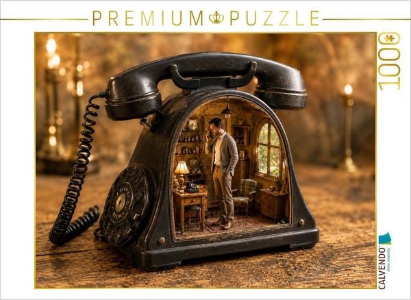 CALVENDO Puzzle Gesprache aus vergangener Zeit | 1000 Teile Lege-Größe 64x48cm Foto-Puzzle für glückliche Stunden