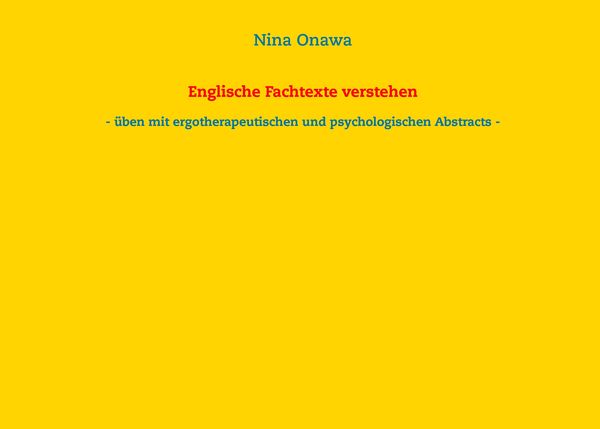 Produktbild: Englische Fachtexte verstehen