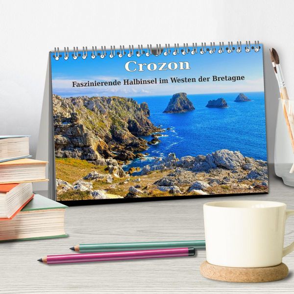 Produktbild: Crozon - Faszinierende Halbinsel im Westen der Bretagne (Tischkalender 2026 DIN A5 quer), CALVENDO Monatskalender