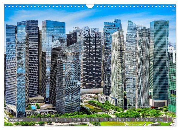 Produktbild: Singapore - Discover Central Area (Wall Calendar 2026 DIN A3 landscape), CALVENDO 12 Month Wall Calendar