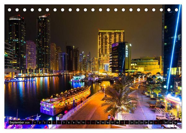 Produktbild: Dubai W&uuml;stenstadt (Tischkalender 2026 DIN A5 quer), CALVENDO Monatskalender