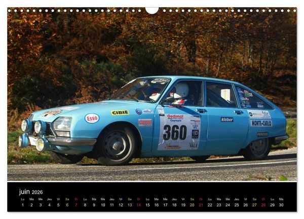 Produktbild: Rallye Vieilles Voitures (Calendrier mural 2026 DIN A3 vertical), CALVENDO calendrier mensuel
