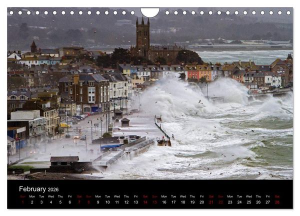 Produktbild: Cornish Surf and Storms (Wall Calendar 2026 DIN A4 landscape), CALVENDO 12 Month Wall Calendar