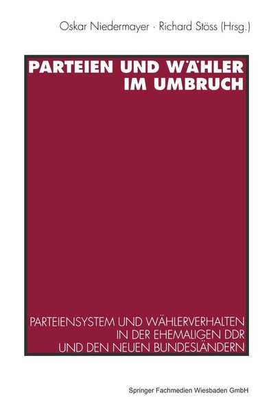 Produktbild: Parteien und W&auml;hler im Umbruch