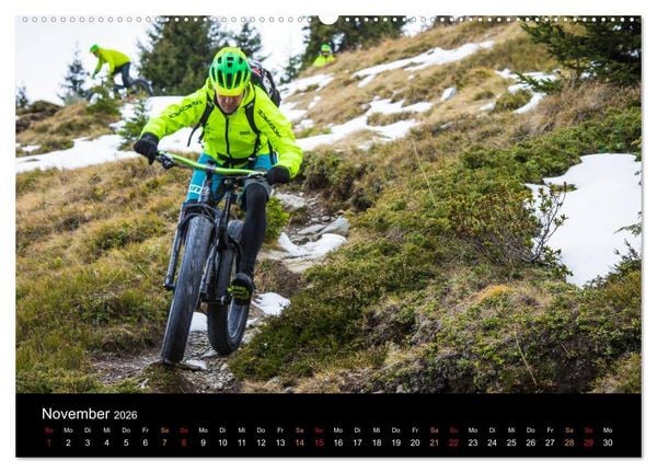 Produktbild: Mountainbike Freeride Momente (hochwertiger Premium Wandkalender 2026 DIN A2 quer), Kunstdruck in Hochglanz