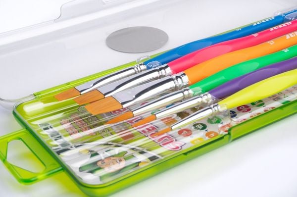 Produktbild: JOLLY Dreikant Pinselset, neon