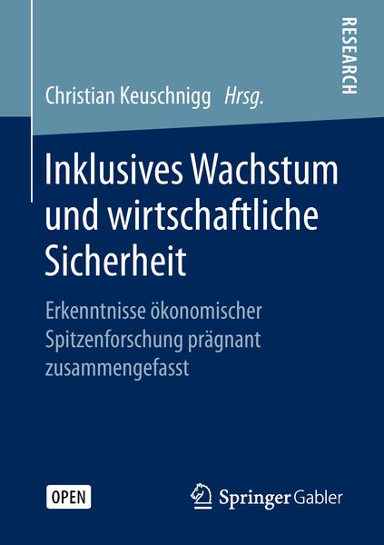 Produktbild: Inklusives Wachstum und wirtschaftliche Sicherheit