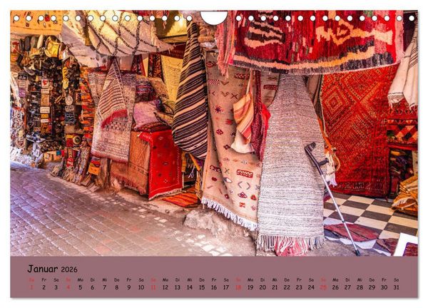 Produktbild: Marrakesch - Eine Stadt wie aus 1001 Nacht (Wandkalender 2026 DIN A4 quer), CALVENDO Monatskalender
