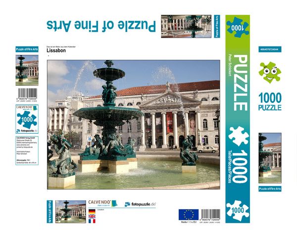 Produktbild: CALVENDO Puzzle Lissabon | 1000 Teile Lege-Gr&ouml;&szlig;e 64x48cm Foto-Puzzle f&uuml;r gl&uuml;ckliche Stunden