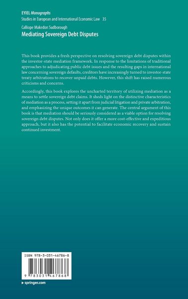 Produktbild: Mediating Sovereign Debt Disputes