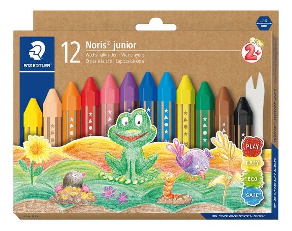 Produktbild: STAEDTLER Wachsmalkreide Noris&reg; junior 224, 12er Set