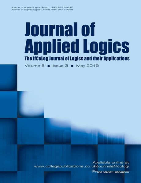 Produktbild: Journal of Applied Logics - The IfCoLog Journal of Logics and their Applications