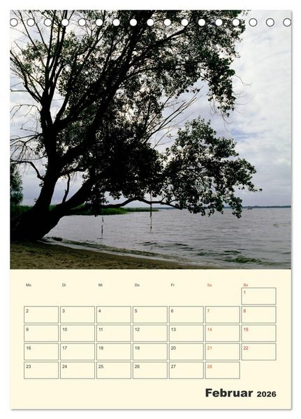 Produktbild: Usedom (Tischkalender 2026 DIN A5 hoch), CALVENDO Monatskalender
