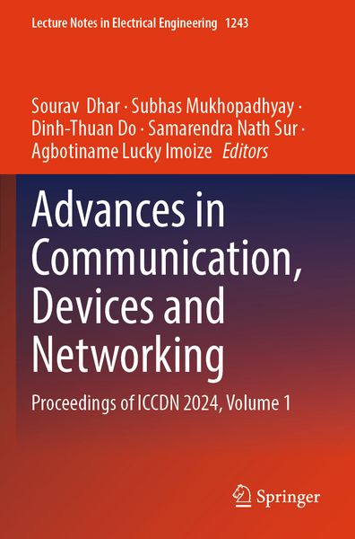 Produktbild: Advances in Communication, Devices and Networking