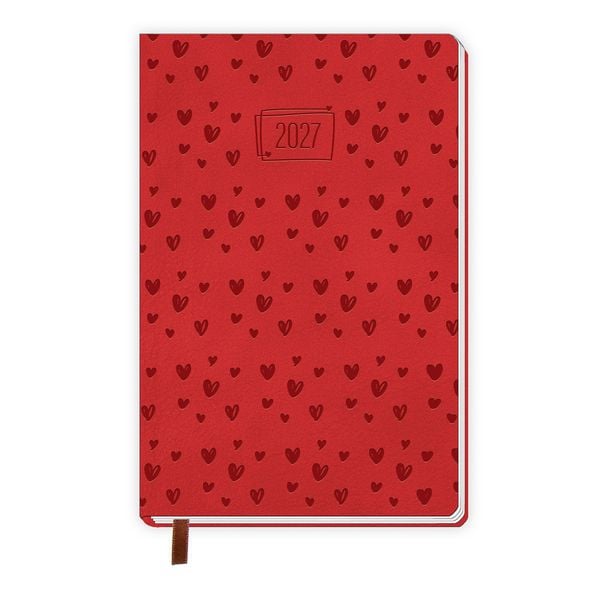 Produktbild: TR&Ouml;TSCH - Taschenkalender A7 Soft Touch Herzchen 2027