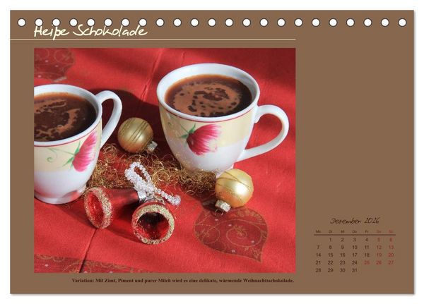 Produktbild: Schokolade - aus der Kakaobohne (Tischkalender 2026 DIN A5 quer), CALVENDO Monatskalender