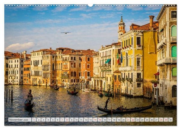 Produktbild: Wundervolles Venedig (hochwertiger Premium Wandkalender 2026 DIN A2 quer), Kunstdruck in Hochglanz