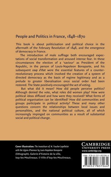 Produktbild: People and Politics in France, 1848-1870