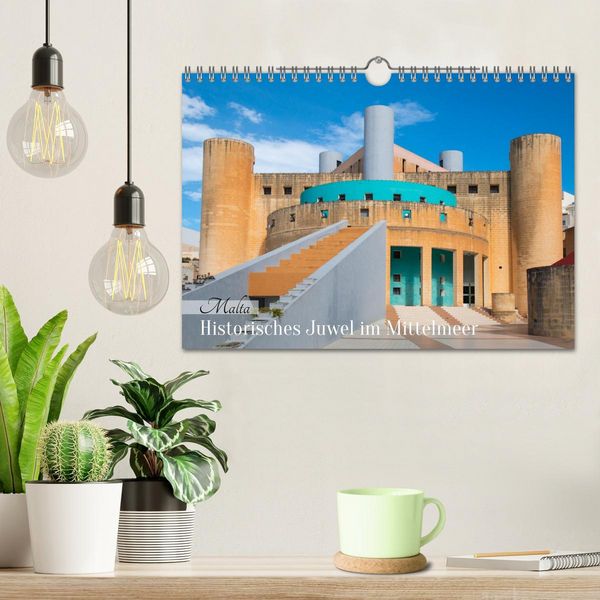 Produktbild: Malta &ndash; Historisches Juwel im Mittelmeer (Wandkalender 2026 DIN A4 quer), CALVENDO Monatskalender