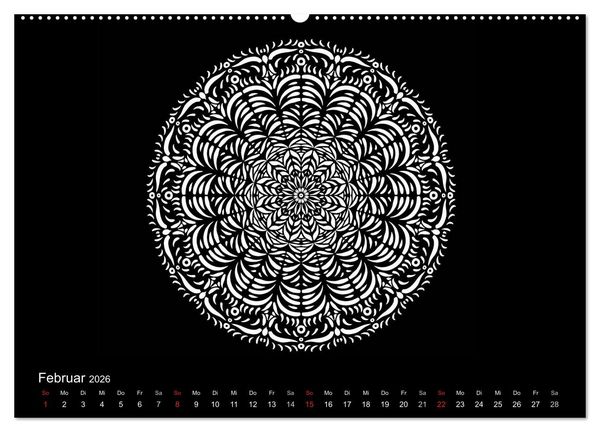 Produktbild: Entspannung und Ruhe durch Mandalas (hochwertiger Premium Wandkalender 2026 DIN A2 quer), Kunstdruck in Hochglanz