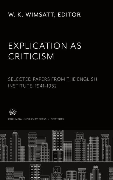 Produktbild: Explication as Criticism