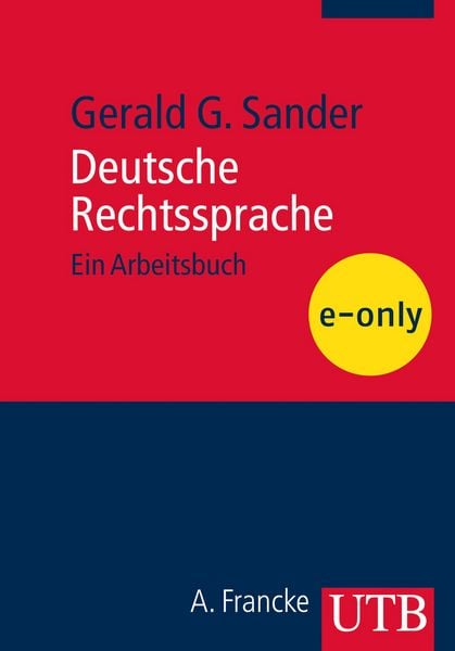 Produktbild: Deutsche Rechtssprache