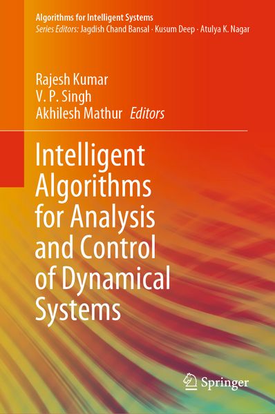 Produktbild: Intelligent Algorithms for Analysis and Control of Dynamical Systems