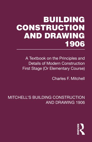 Produktbild: Building Construction and Drawing 1906