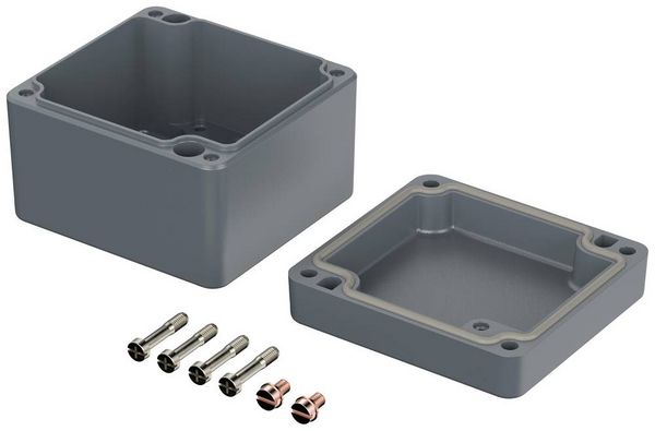 Produktbild: Bopla EUROMAS A 105 01105000 Industrie-Geh&auml;use 75 x 80 x 57 Aluminium Silber-Grau (RAL 7001) 1 St.