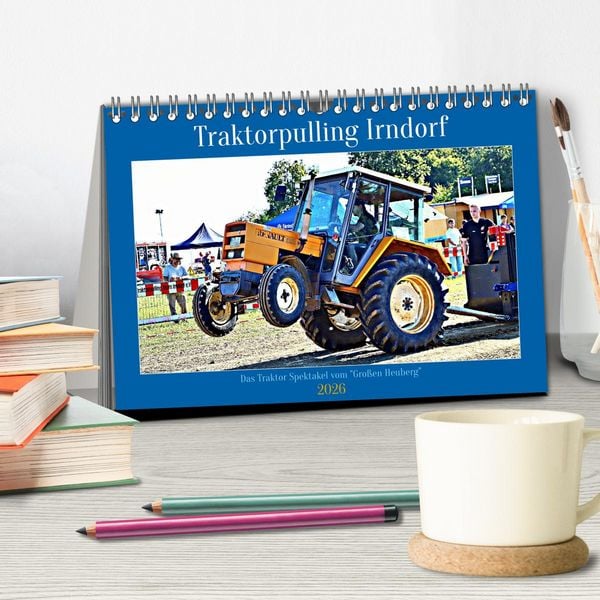 Produktbild: Traktorpulling Irndorf (Tischkalender 2026 DIN A5 quer), CALVENDO Monatskalender