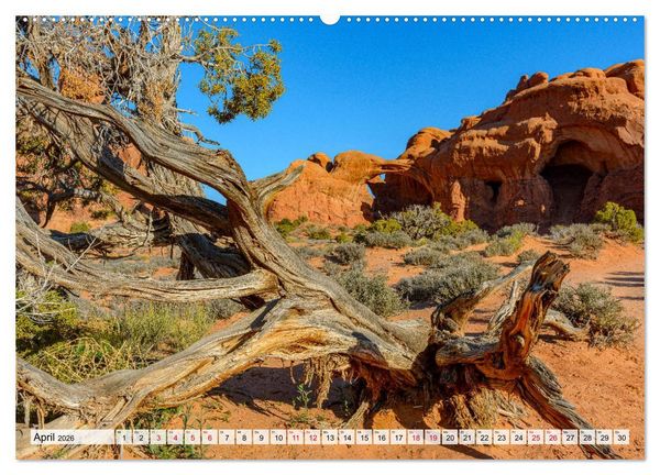 Produktbild: Sehnsuchts Landschaften im Amerikanischen Westen (hochwertiger Premium Wandkalender 2026 DIN A2 quer), Kunstdruck in Hochglanz