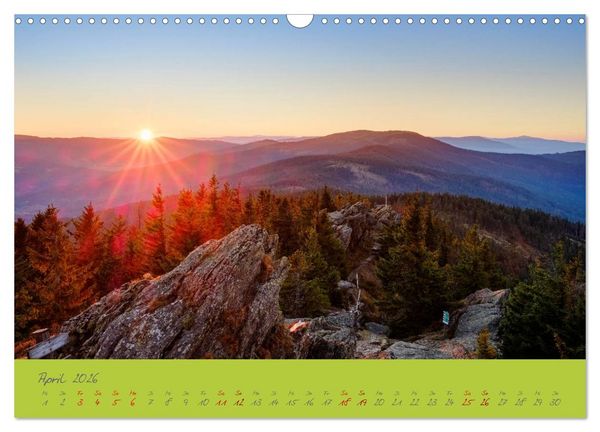 Produktbild: Der Bayerische Wald (Wandkalender 2026 DIN A3 quer), CALVENDO Monatskalender