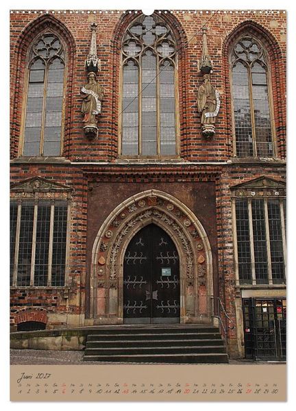 Produktbild: Sch&ouml;ne alte Hansestadt Bremen (hochwertiger Premium Wandkalender 2027 DIN A2 hoch), Kunstdruck in Hochglanz