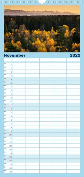 Produktbild: Familienplaner Unterhaching (Wandkalender 2022 , 21 cm x 45 cm, hoch)
