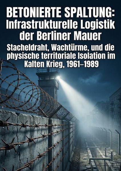 Produktbild: Betonierte Spaltung: Infrastrukturelle Logistik der Berliner Mauer