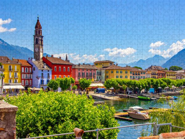 Produktbild: CALVENDO Puzzle Ascona | 1000 Teile Lege-Gr&ouml;&szlig;e 64x48cm Foto-Puzzle f&uuml;r gl&uuml;ckliche Stunden