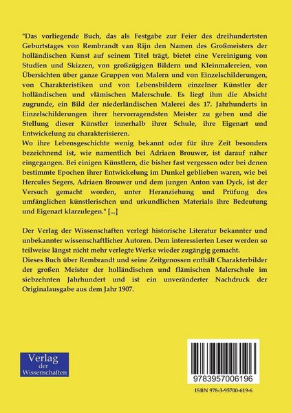 Produktbild: Rembrandt und seine Zeitgenossen