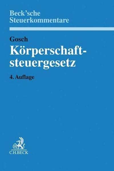 Produktbild: K&ouml;rperschaftsteuergesetz. KStG