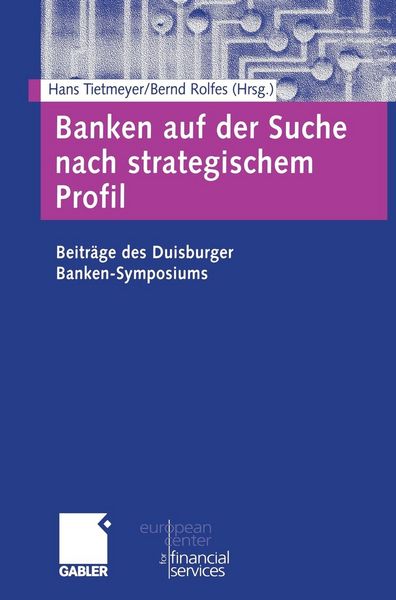 Produktbild: Banken auf der Suche nach strategischem Profil