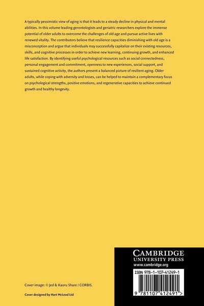 Produktbild: New Frontiers in Resilient Aging