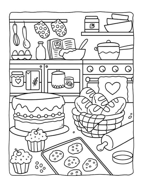 Produktbild: Comfy Life: Wohlf&uuml;hl-Malbuch - Cozy Coloring | Ausmalen und entspannen